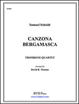 CANZONA BERGAMASCA TROMBONE QUARTET P.O.D. cover